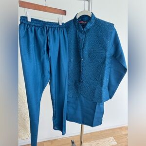 Boys Jacket and Kurta Set